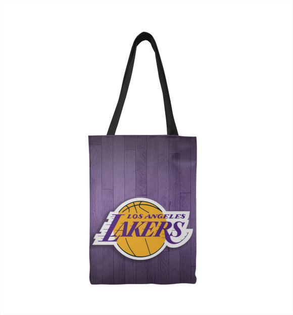 Сумка-шоппер с притом Los Angeles Lakers цвета  Сумка-шоппер с изображением Los Angeles Lakers цвета