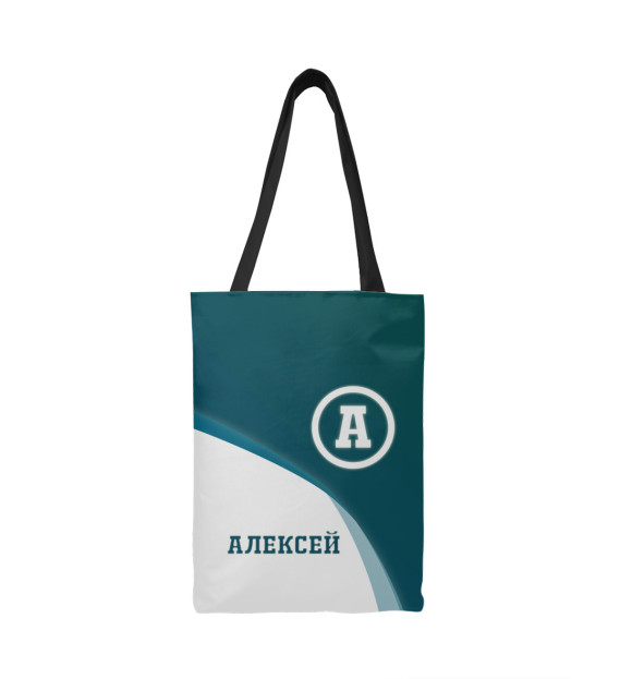 Сумка-шоппер с изображением Алексей цвета 