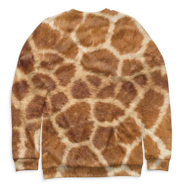 Свитшот для девочек с изображением Жираф цвета Белый