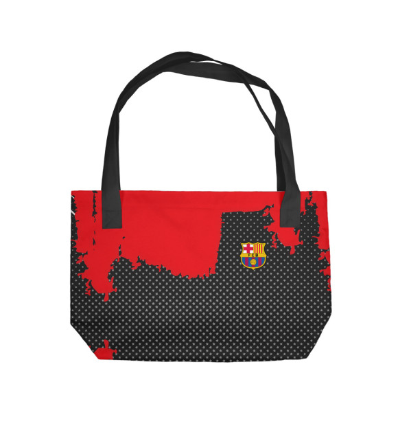 Пляжная сумка с изображением Barcelona sport collection цвета 