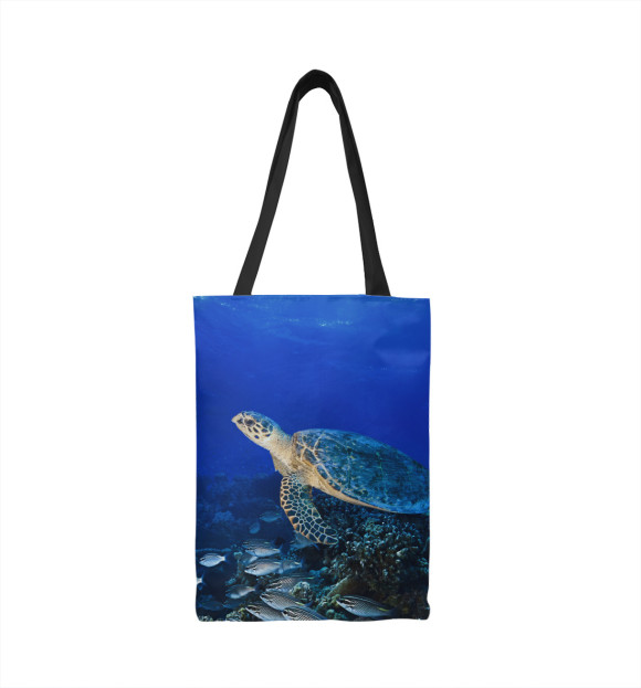 Сумка-шоппер с изображением Морская черепаха цвета 
