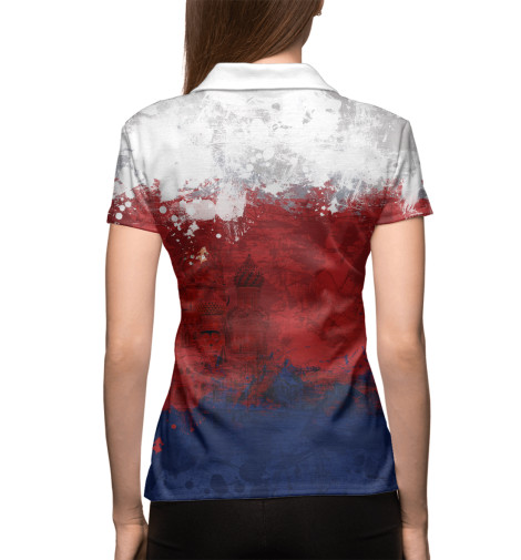 

Поло Print Bar, Белый, Россия