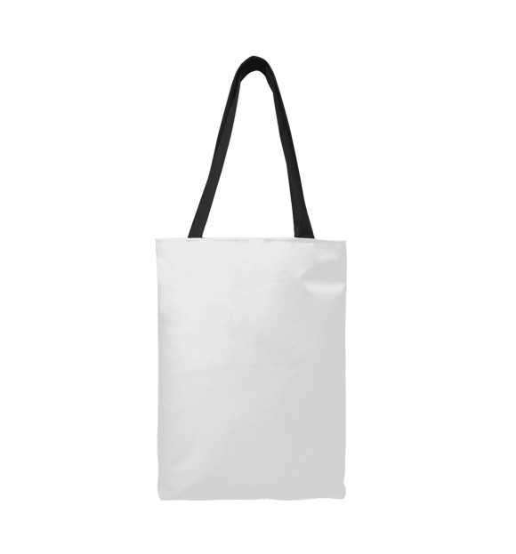 Сумка-шоппер с притом Живи сильно! цвета  Сумка-шоппер с изображением Живи сильно! цвета