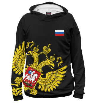 Худи для мальчика Россия Флаг и Герб