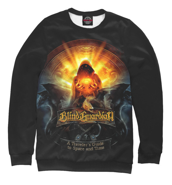Свитшот для мальчиков с изображением Blind Guardian цвета Белый