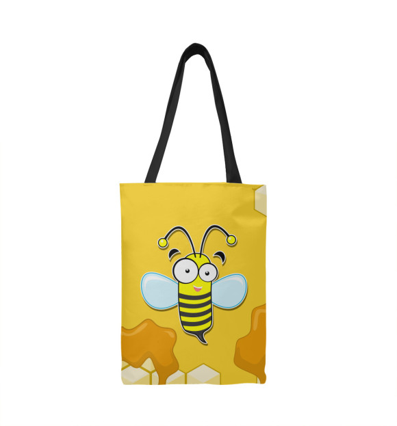Сумка-шоппер с изображением Пчелка цвета 