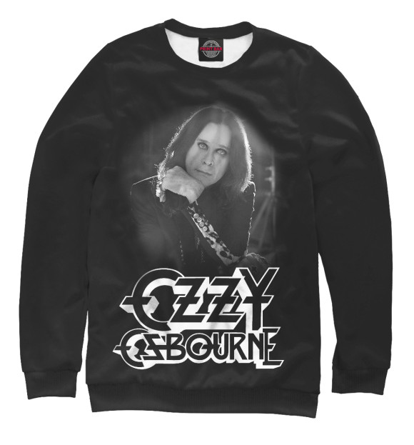 Свитшот для мальчиков с изображением Ozzy Osbourne цвета Белый