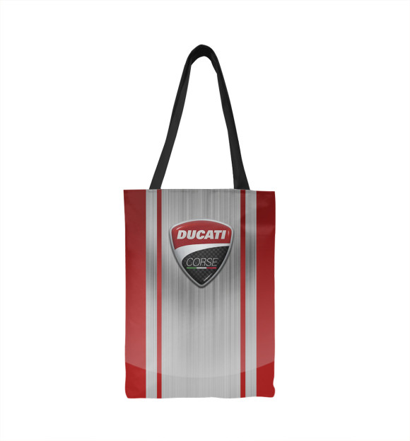Сумка-шоппер с изображением Ducati цвета 