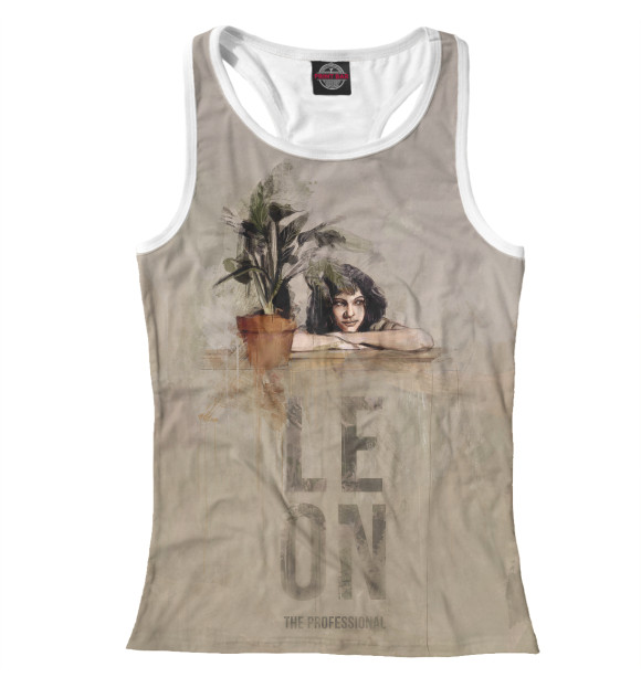 Женская майка-борцовка с изображением Matilda цвета Белый