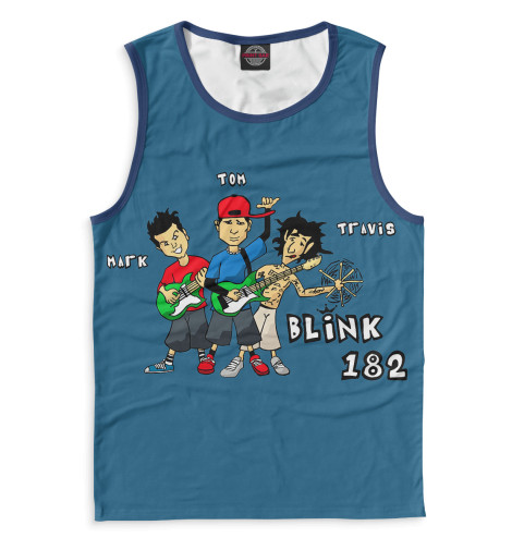 

Майки Print Bar, Белый, blink-182