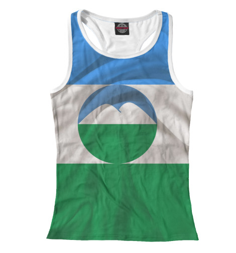 

Майки борцовки Print Bar, Белый, Кабардино-Балкария