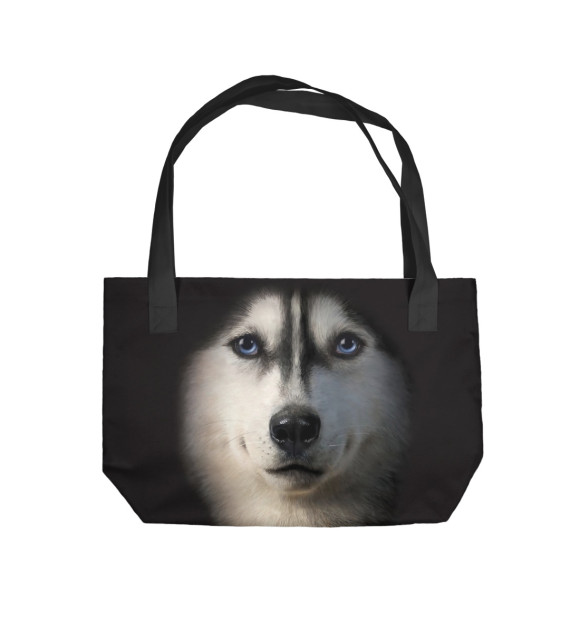 Пляжная сумка с изображением Собака цвета 