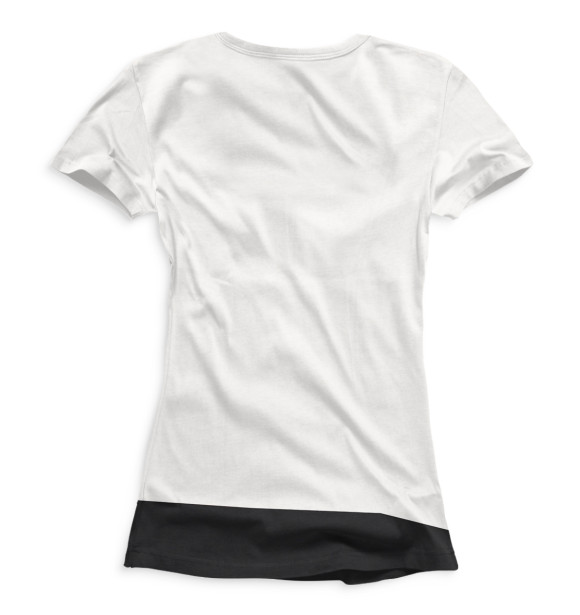 Женская футболка с изображением Родина-мать зовет! цвета Белый
