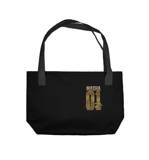 Пляжная сумка с изображением Маша 01 цвета 