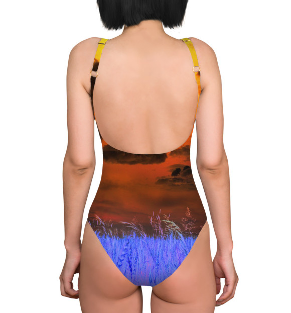 Купальник-боди с изображением 9 мая цвета 