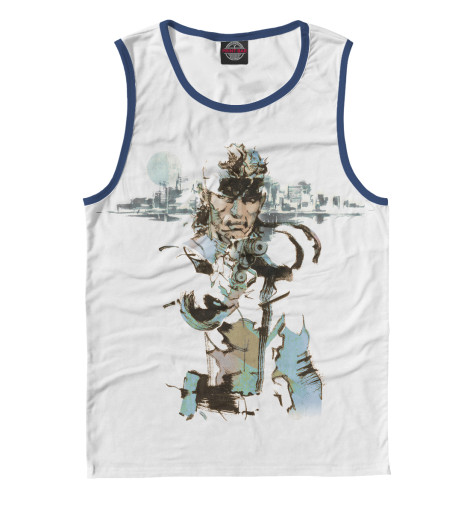 

Майки Print Bar, Белый, Solid Snake