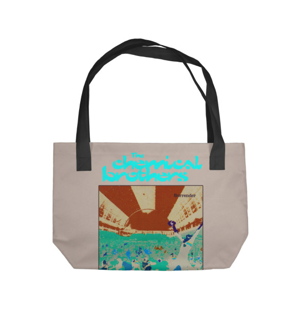 Пляжная сумка с изображением The Chemical Brothers цвета 