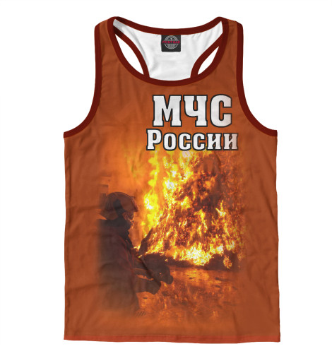 Майки борцовки Print Bar, Белый, МЧС