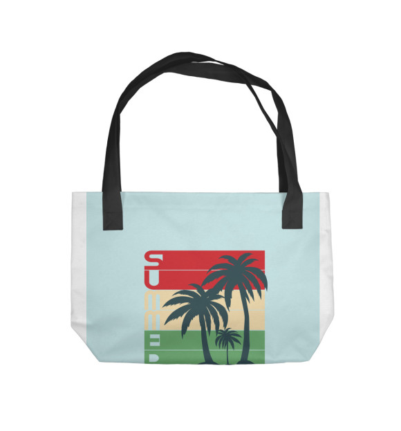 Пляжная сумка с изображением SUMMER цвета 