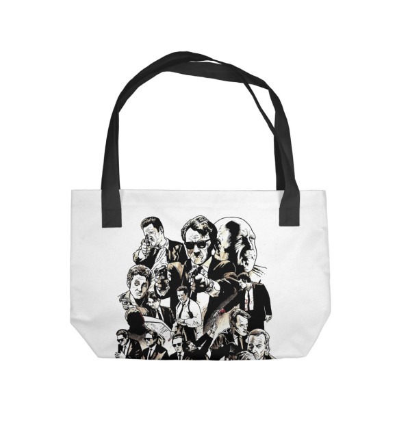 Пляжная сумка с изображением Бешеные Псы цвета 