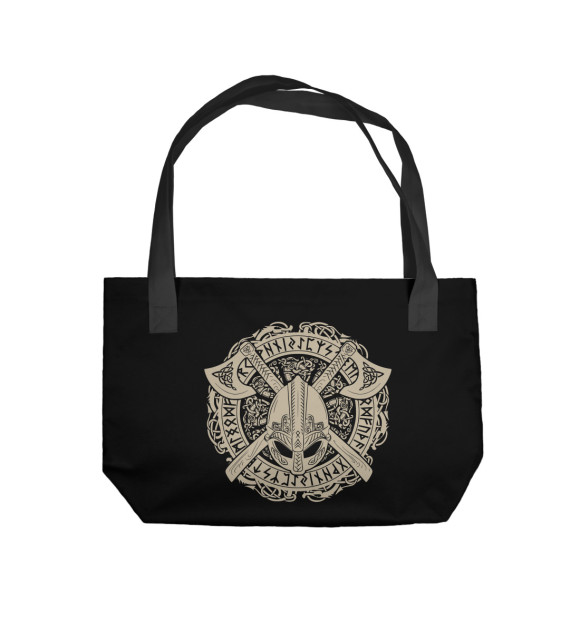 Пляжная сумка с изображением Варяг цвета 