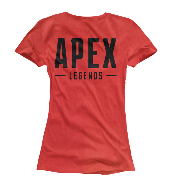 Женская футболка с изображением Red Apex цвета Белый