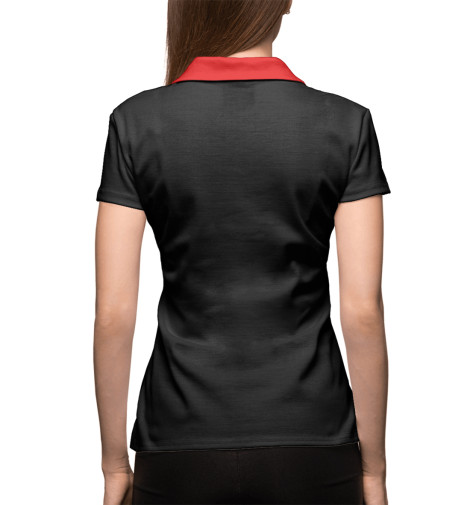 

Поло Print Bar, Белый, Лунный ниндзя