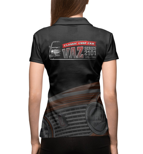 

Поло Print Bar, Белый, Vaz2101