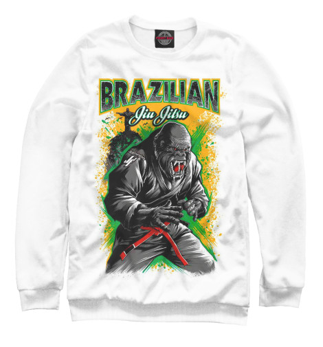

Свитшоты Print Bar, Белый, Brazilian Jiu-Jitsu