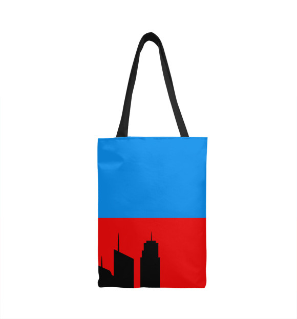 Сумка-шоппер с притом Воронеж цвета  Сумка-шоппер с изображением Воронеж цвета