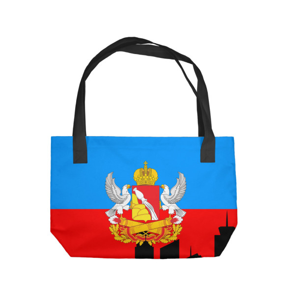 Пляжная сумка с изображением Воронеж цвета 