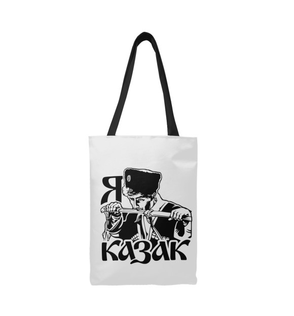Сумка-шоппер с изображением Казак цвета 