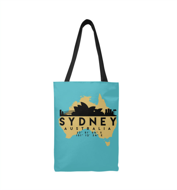 Сумка-шоппер с изображением Австралия - Сидней цвета 