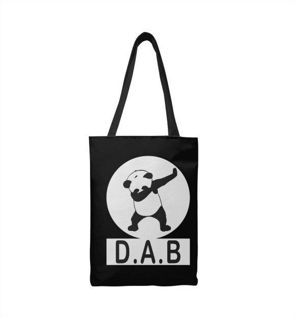 Сумка-шоппер с изображением DAB Panda цвета 