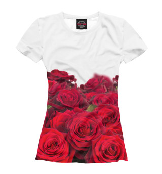 Женская футболка Миллион алых роз
