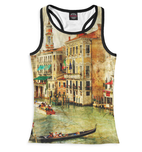 

Майки борцовки Print Bar, Белый, Венеция