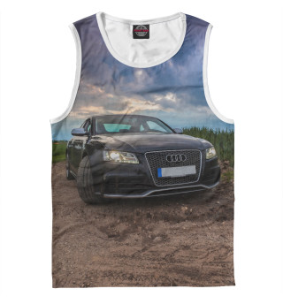 Audi и грозовые тучи