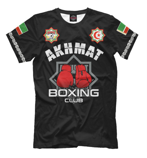 Футболки Print Bar Akhmat Boxing Club printio футболка классическая футболка akhmat club