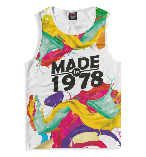 

Майки Print Bar, Белый, Made in 1978