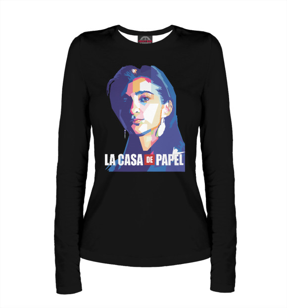 Женский лонгслив с изображением Найроби цвета Белый