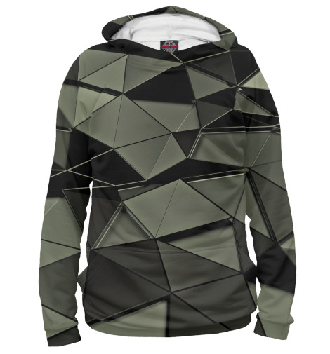 

Худи Print Bar, Белый, Abstract gray