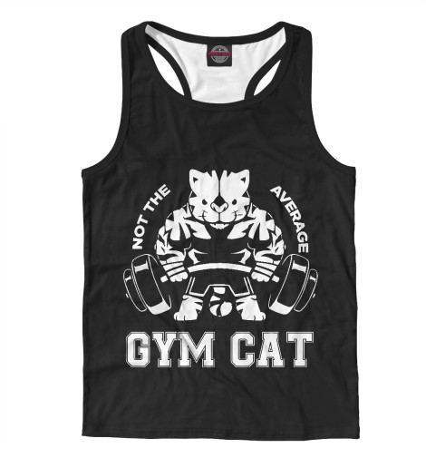

Майки борцовки Print Bar, Белый, Gym Cat