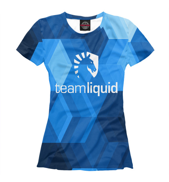Футболка для девочек с изображением Team Liquid цвета Белый