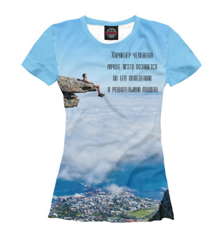 Женская футболка Mountain