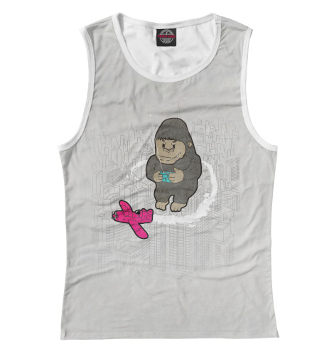 

Майки Print Bar, Белый, Кинг Конг