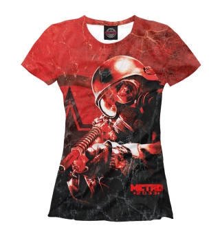 Женская футболка METRO 2033