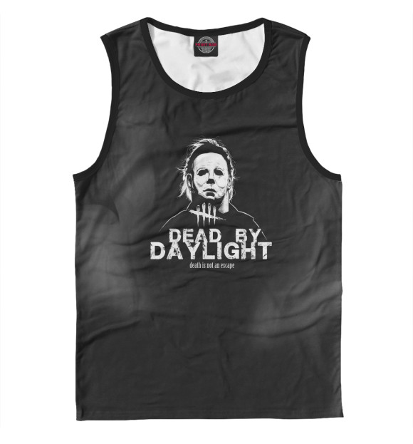 Майка для мальчика с изображением Dead by Daylight цвета Белый