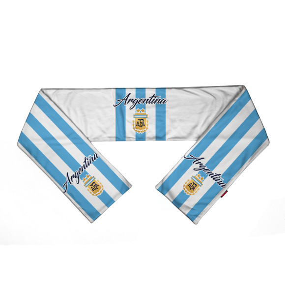 Шарф с изображением Аргентина цвета Белый