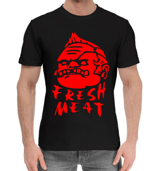 Мужская хлопковая футболка Fresh meat