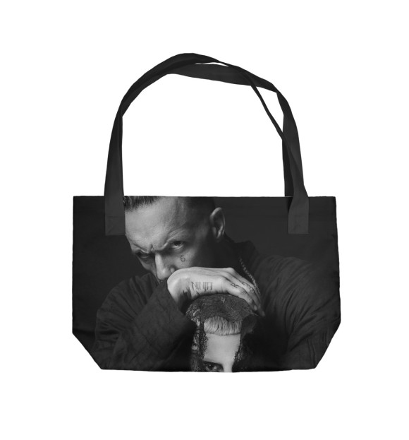 Пляжная сумка с изображением Die Antwoord цвета 